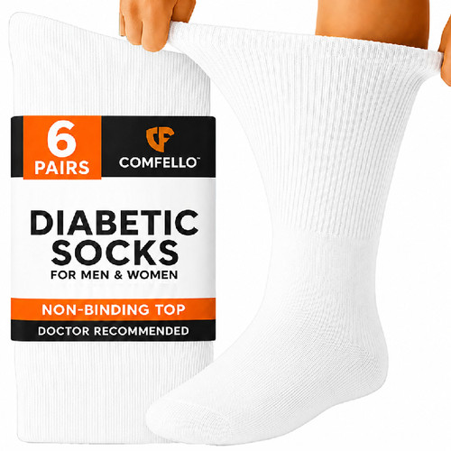 Pairs diabetic crew socks - pairs,